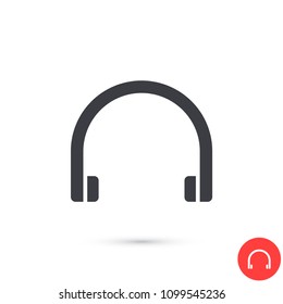 Headphones  vector icon