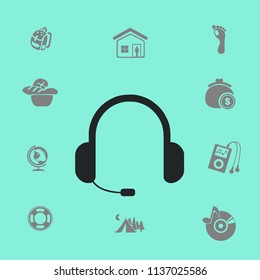 headphones vector icon