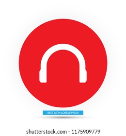 Headphones  vector icon