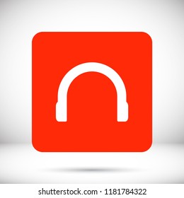 Headphones  vector icon