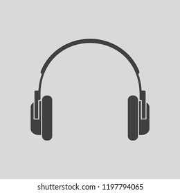 Headphones vector icon 
