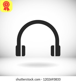 Headphones  vector icon