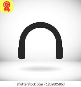 Headphones  vector icon