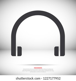 Headphones  vector icon