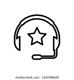 Headphones vector icon