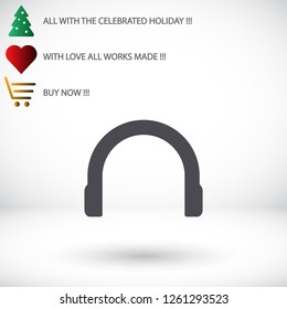 Headphones  vector icon