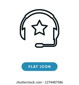 Headphones vector icon
