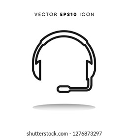 Headphones vector icon