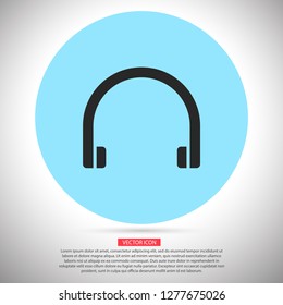 Headphones  vector icon