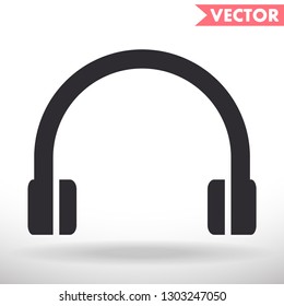 Headphones  vector icon