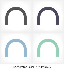 Headphones  vector icon