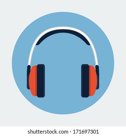 Headphones Vector Icon