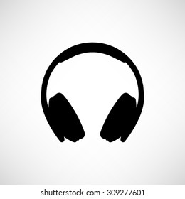 Headphones  - vector icon