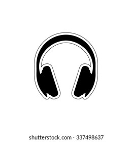 Headphones - vector icon