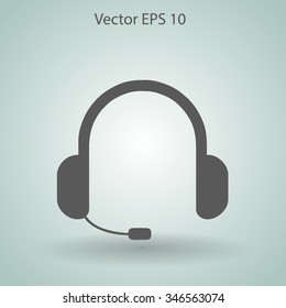 headphones vector icon