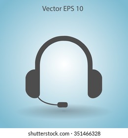 headphones vector icon