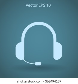 headphones vector icon