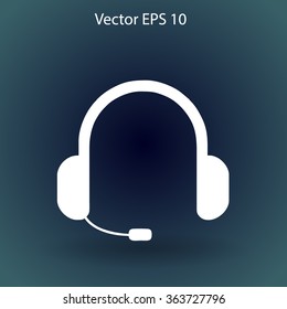 headphones vector icon