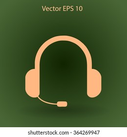 headphones vector icon