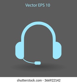 headphones vector icon
