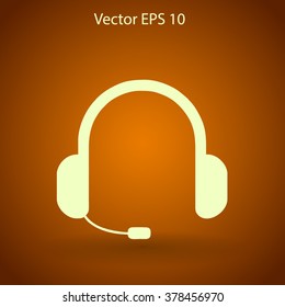 headphones vector icon