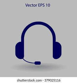 headphones vector icon