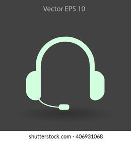 headphones vector icon