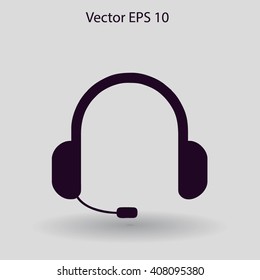 headphones vector icon