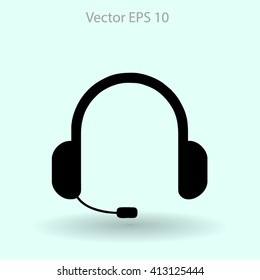 headphones vector icon