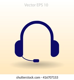 headphones vector icon