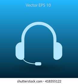 headphones vector icon