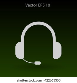 headphones vector icon