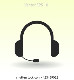 headphones vector icon