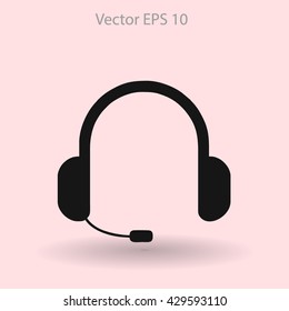 headphones vector icon
