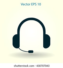 headphones vector icon