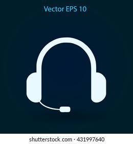 headphones vector icon