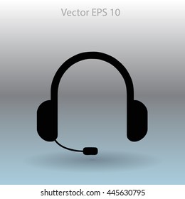 headphones vector icon