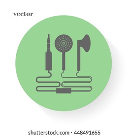 Headphones, vector, icon
