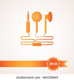 Headphones, vector, icon