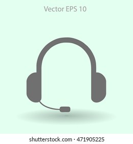 headphones vector icon