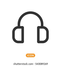 Headphones Vector Icon