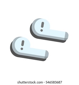 Headphones vector icon.