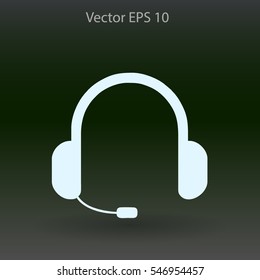 headphones vector icon