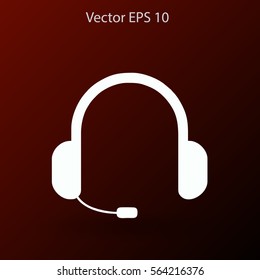 headphones vector icon
