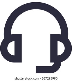 Headphones Vector Icon