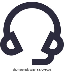 Headphones Vector Icon