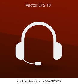 headphones vector icon