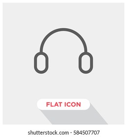 Headphones vector icon