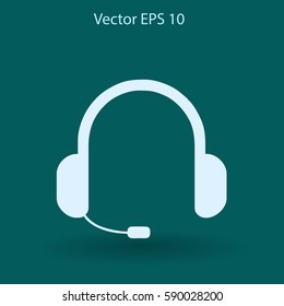 headphones vector icon