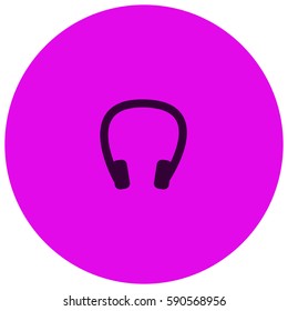 Headphones vector  icon